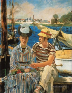  Manet Art - Argenteuil réalisme impressionnisme Édouard Manet